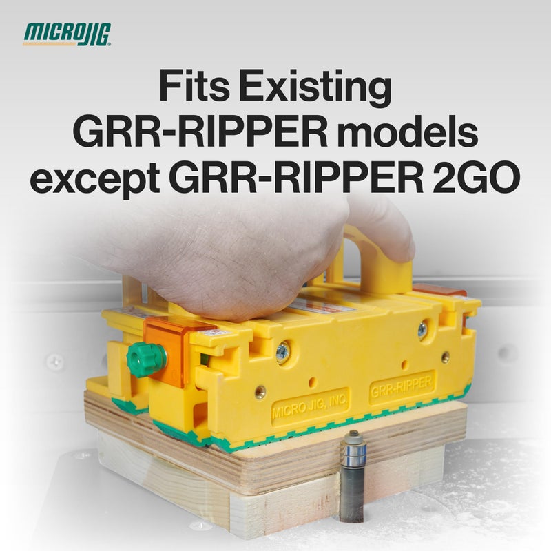 MICROJIG GRR-RIPPER Replacement Leg Set, 3D Pushblock Parts, RR-303, 3-Piece, Yellow - Image 4